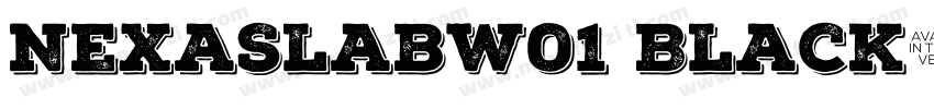 NexaSlabw01 Black字体转换